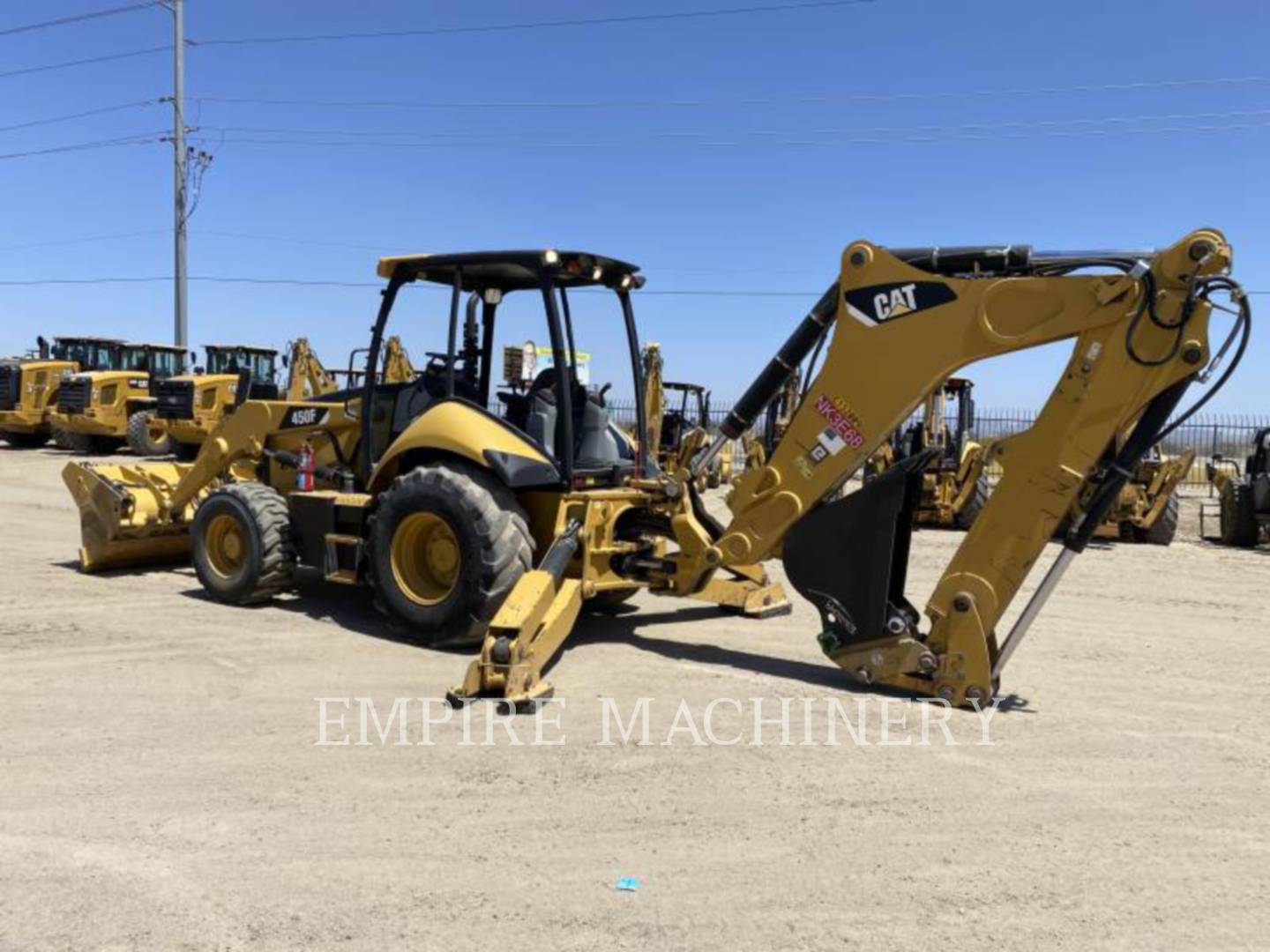 2016 Caterpillar 450F 4EOM Tractor Loader Backhoe