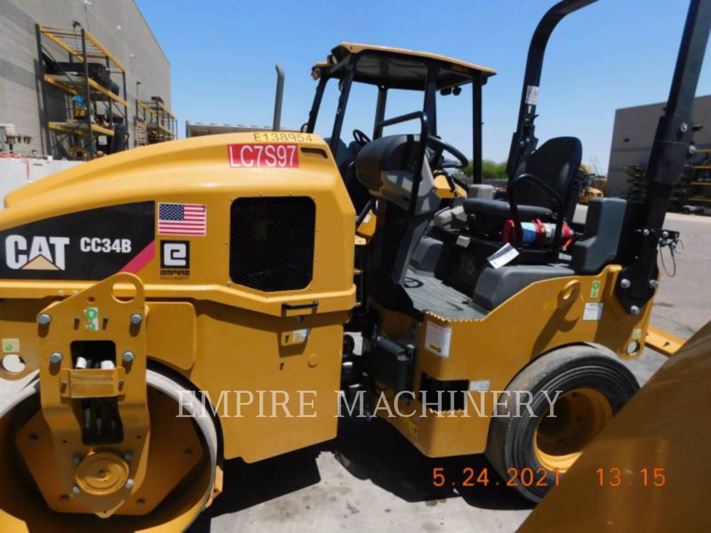 2018 Caterpillar CC34B Vibratory Double