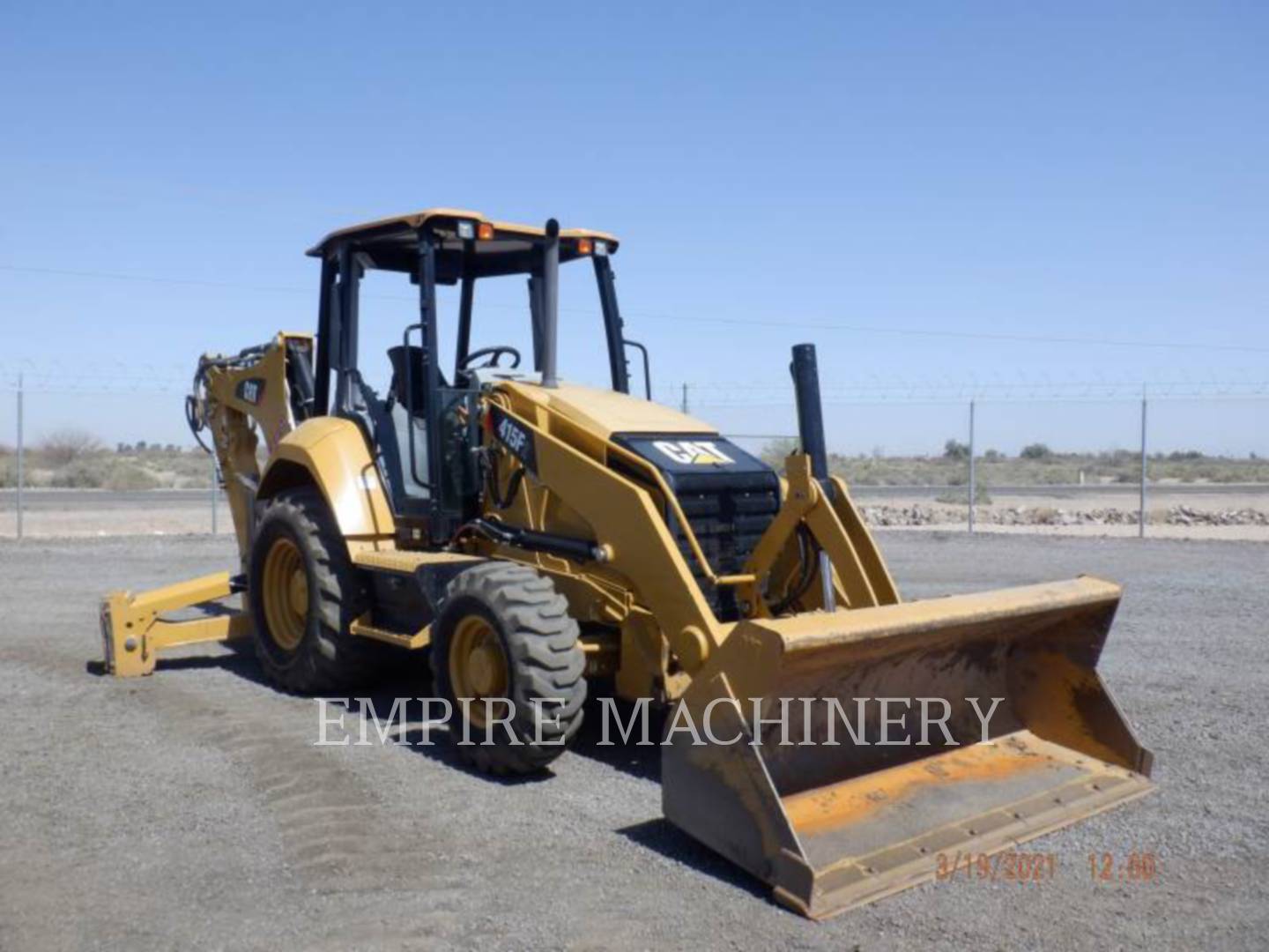 2018 Caterpillar 415F2 4EO Tractor Loader Backhoe