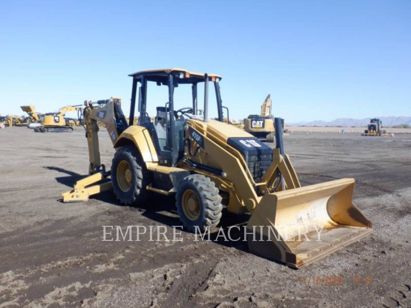 2018 Caterpillar 415F2 4EO Tractor Loader Backhoe