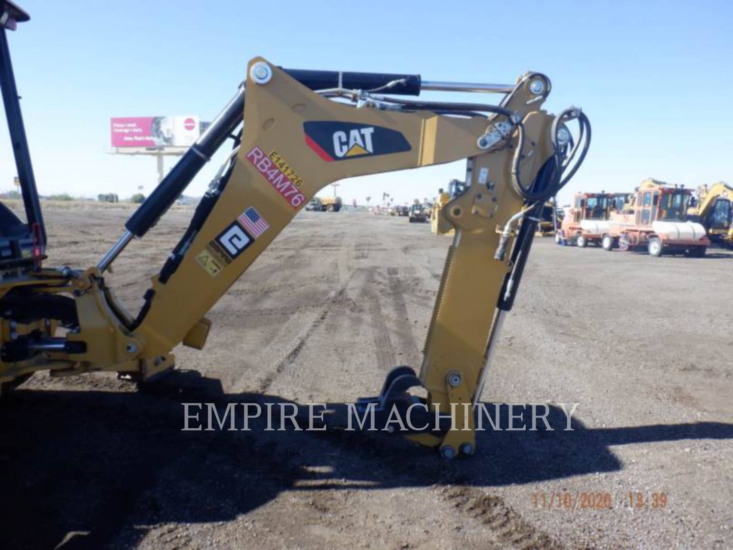 2018 Caterpillar 415F2 4EO Tractor Loader Backhoe