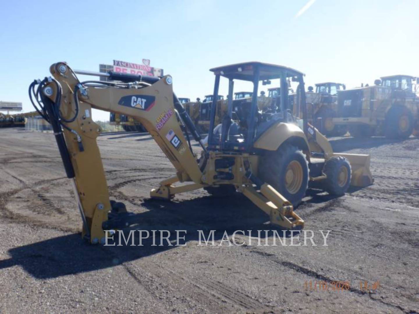 2018 Caterpillar 415F2 4EO Tractor Loader Backhoe