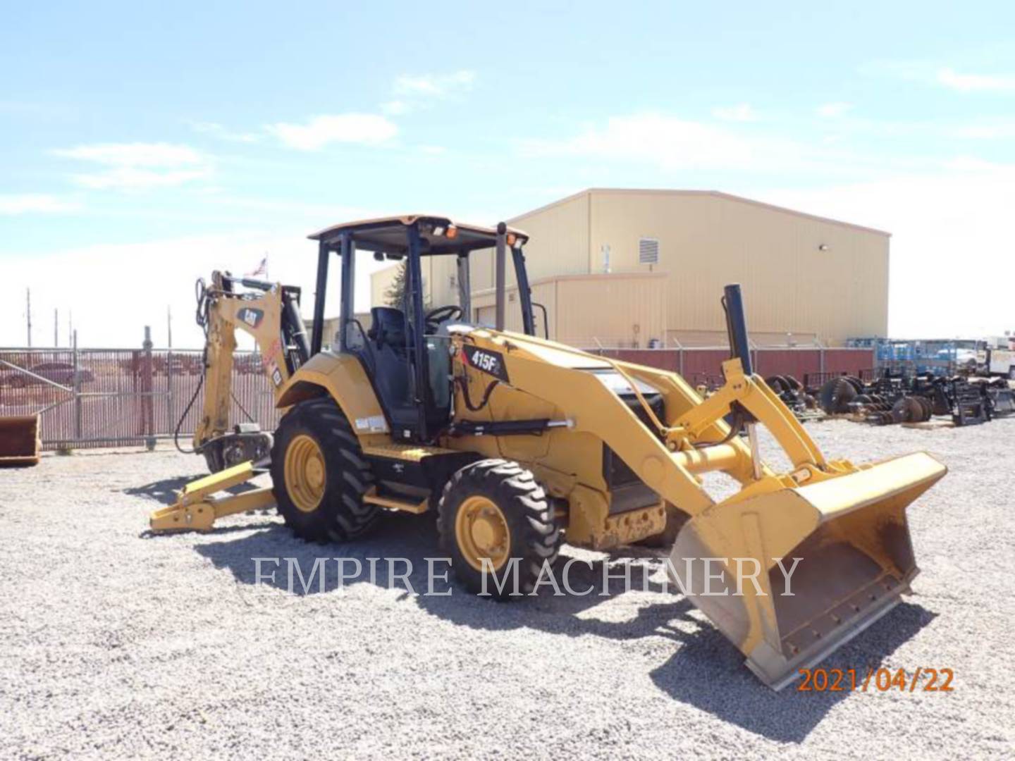 2018 Caterpillar 415F2 4EOP Tractor Loader Backhoe