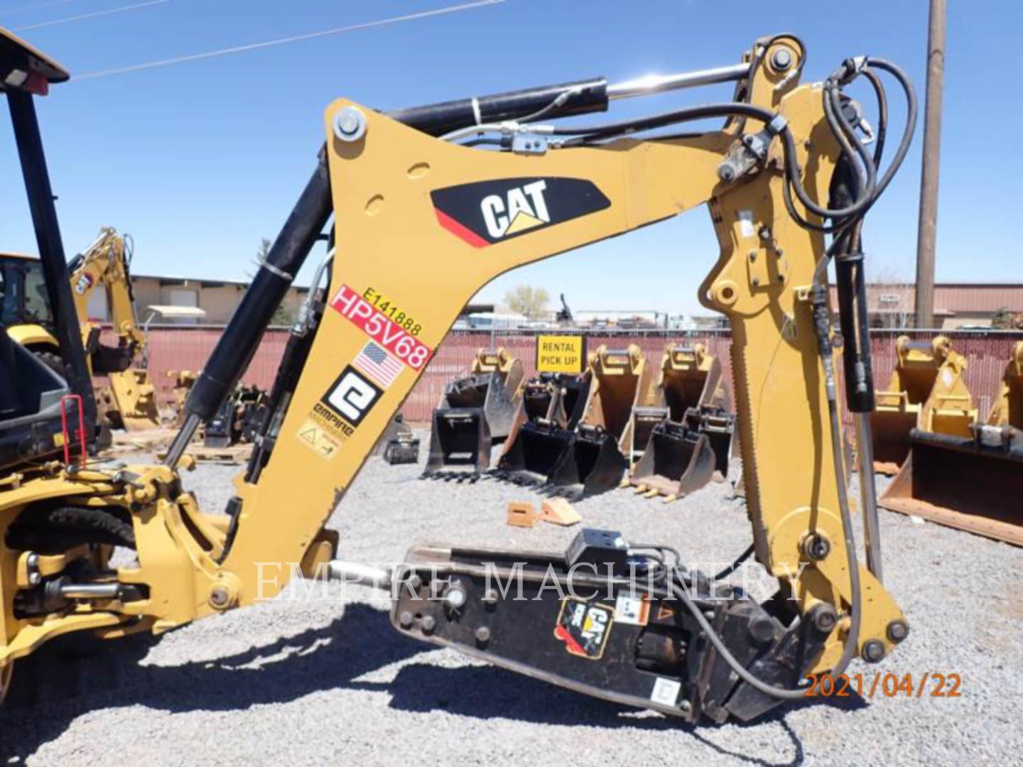 2018 Caterpillar 415F2 4EOP Tractor Loader Backhoe