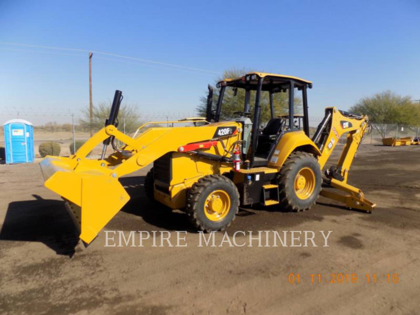 2018 Caterpillar 420F2 HRC Tractor Loader Backhoe