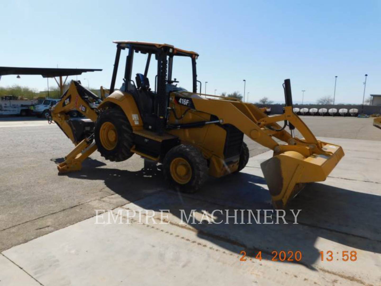 2018 Caterpillar 416F2 4EOP Tractor Loader Backhoe