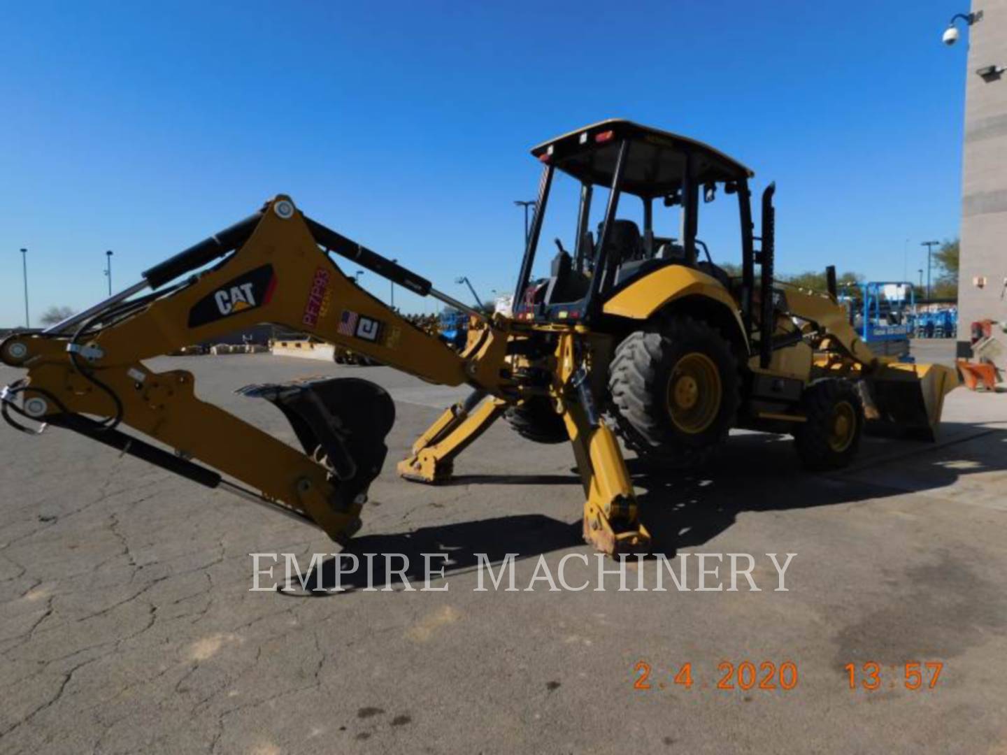 2018 Caterpillar 416F2 4EOP Tractor Loader Backhoe