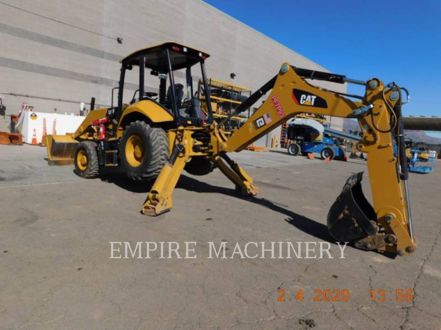 2018 Caterpillar 416F2 4EOP Tractor Loader Backhoe