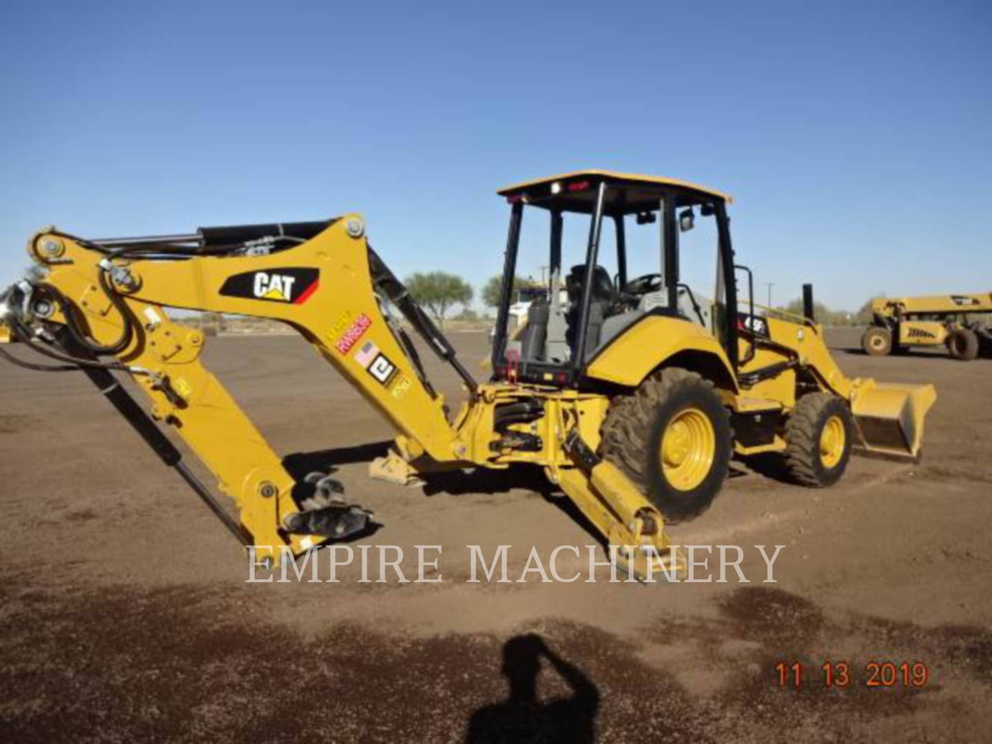 2018 Caterpillar 415F2 4EOP Tractor Loader Backhoe