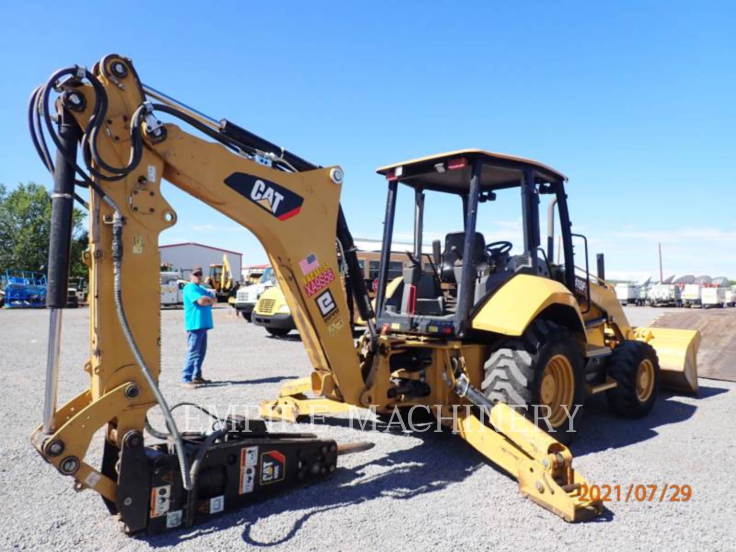 2018 Caterpillar 415F2 4EOP Tractor Loader Backhoe