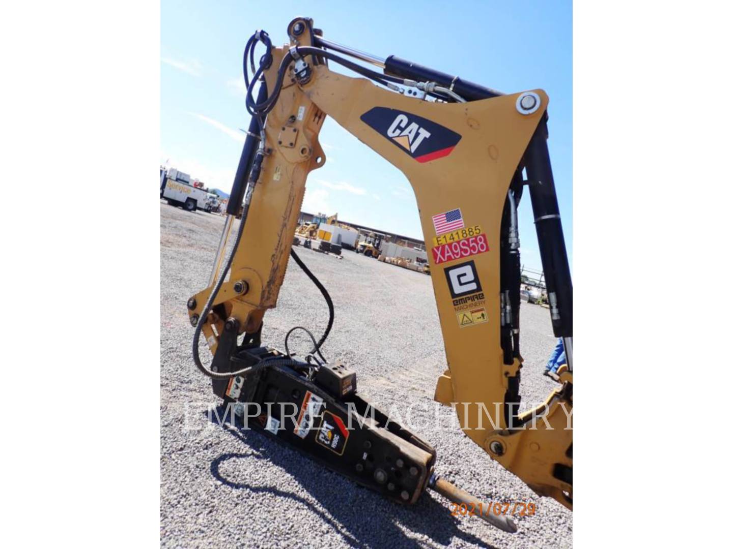 2018 Caterpillar 415F2 4EOP Tractor Loader Backhoe