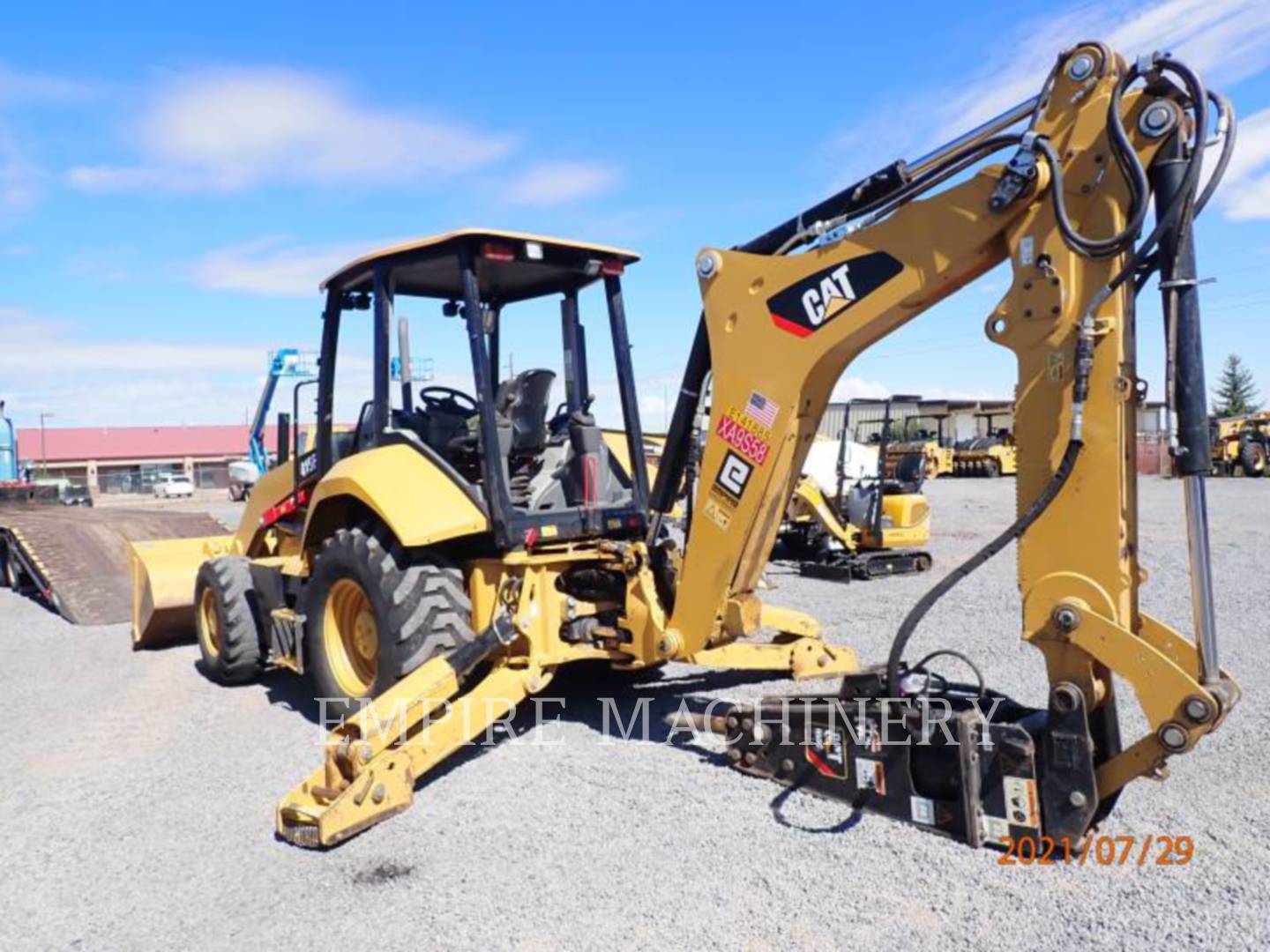 2018 Caterpillar 415F2 4EOP Tractor Loader Backhoe