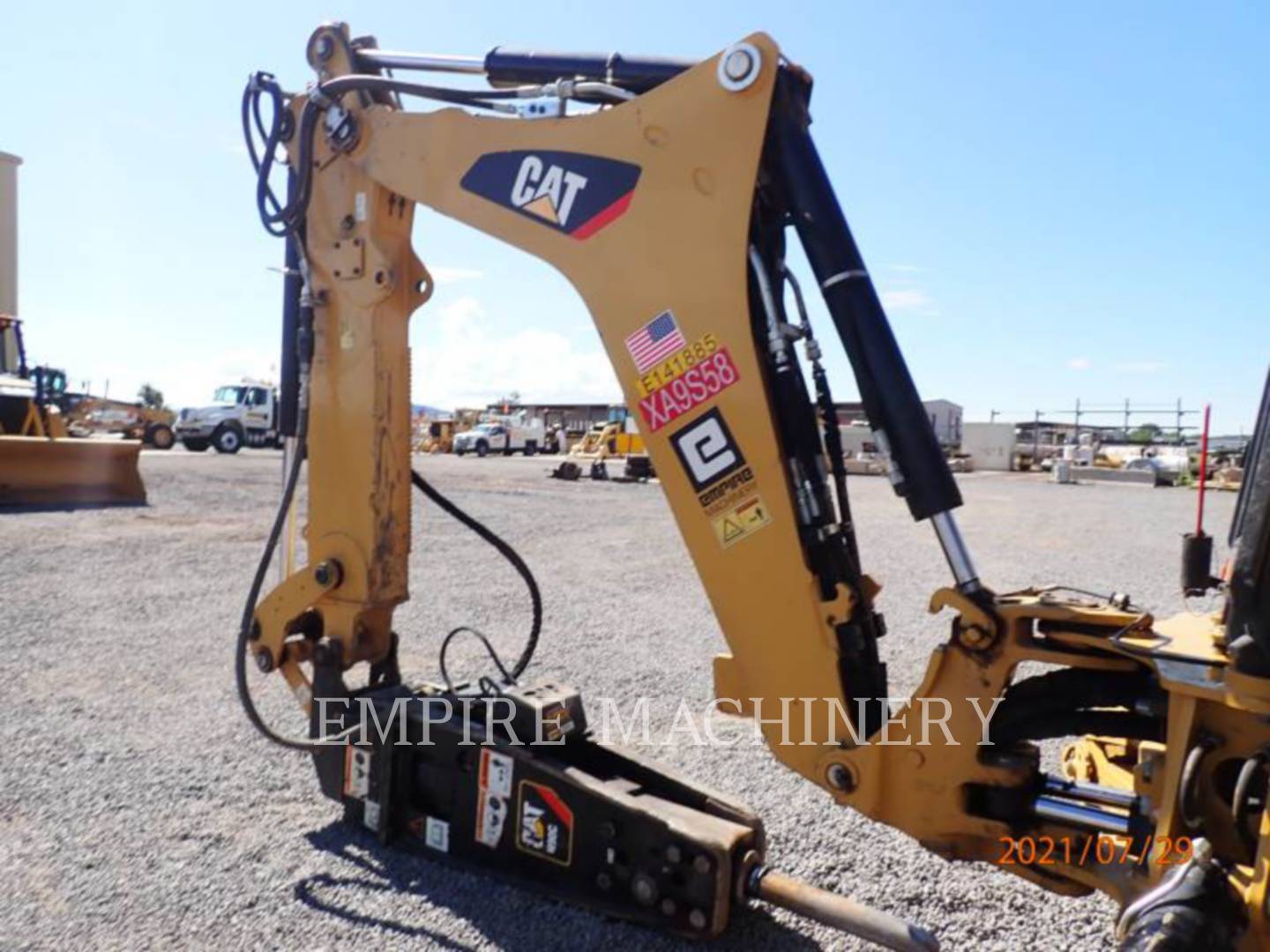 2018 Caterpillar 415F2 4EOP Tractor Loader Backhoe