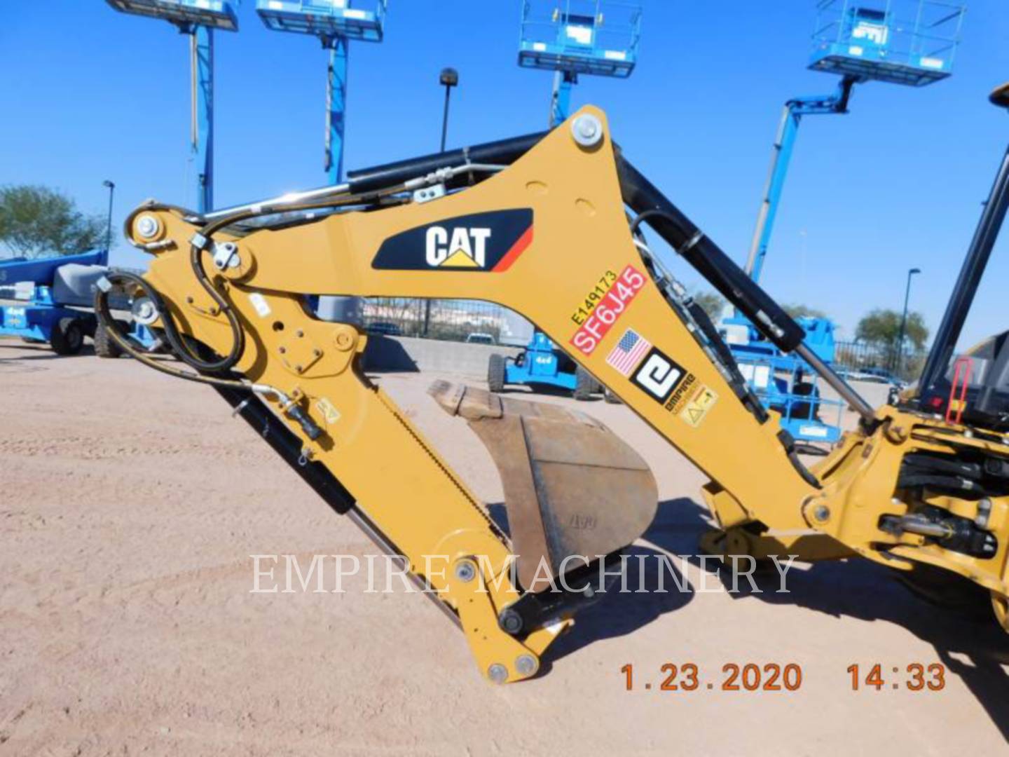 2019 Caterpillar 415F2 4EOP Tractor Loader Backhoe