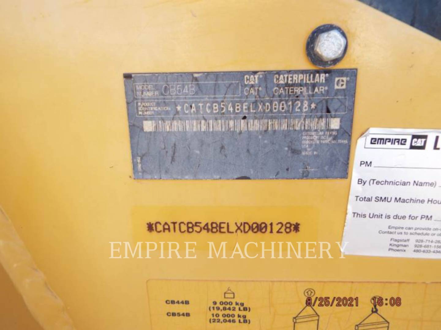 2013 Caterpillar CB54B Vibratory Double