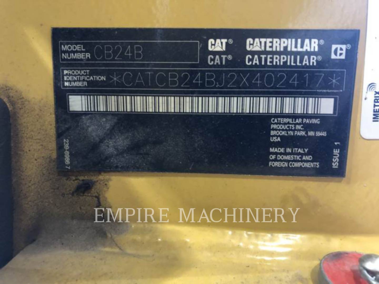 2020 Caterpillar CB24B Vibratory Double