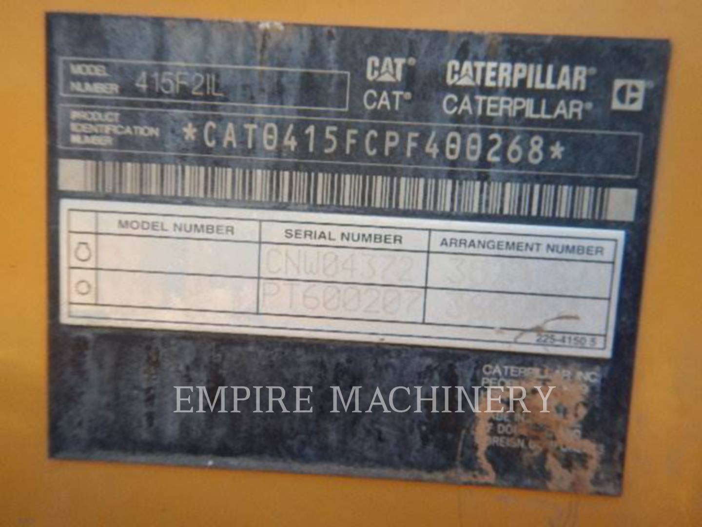 2016 Caterpillar 415F2IL Industrial Dryer