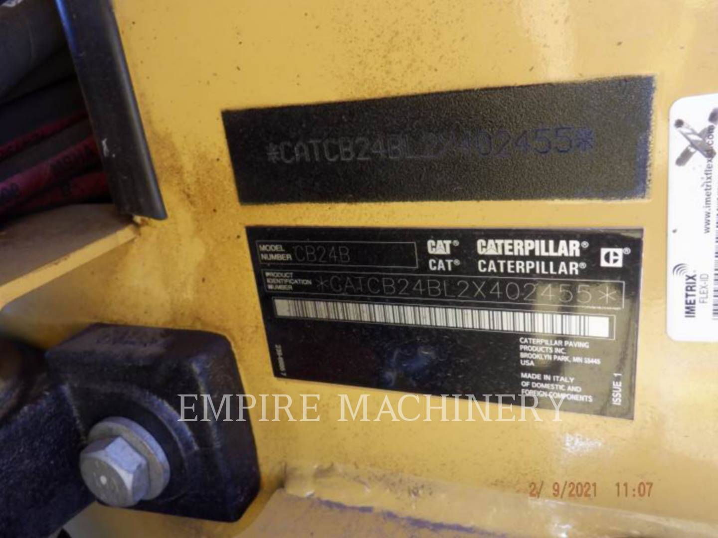 2020 Caterpillar CB24B Vibratory Double