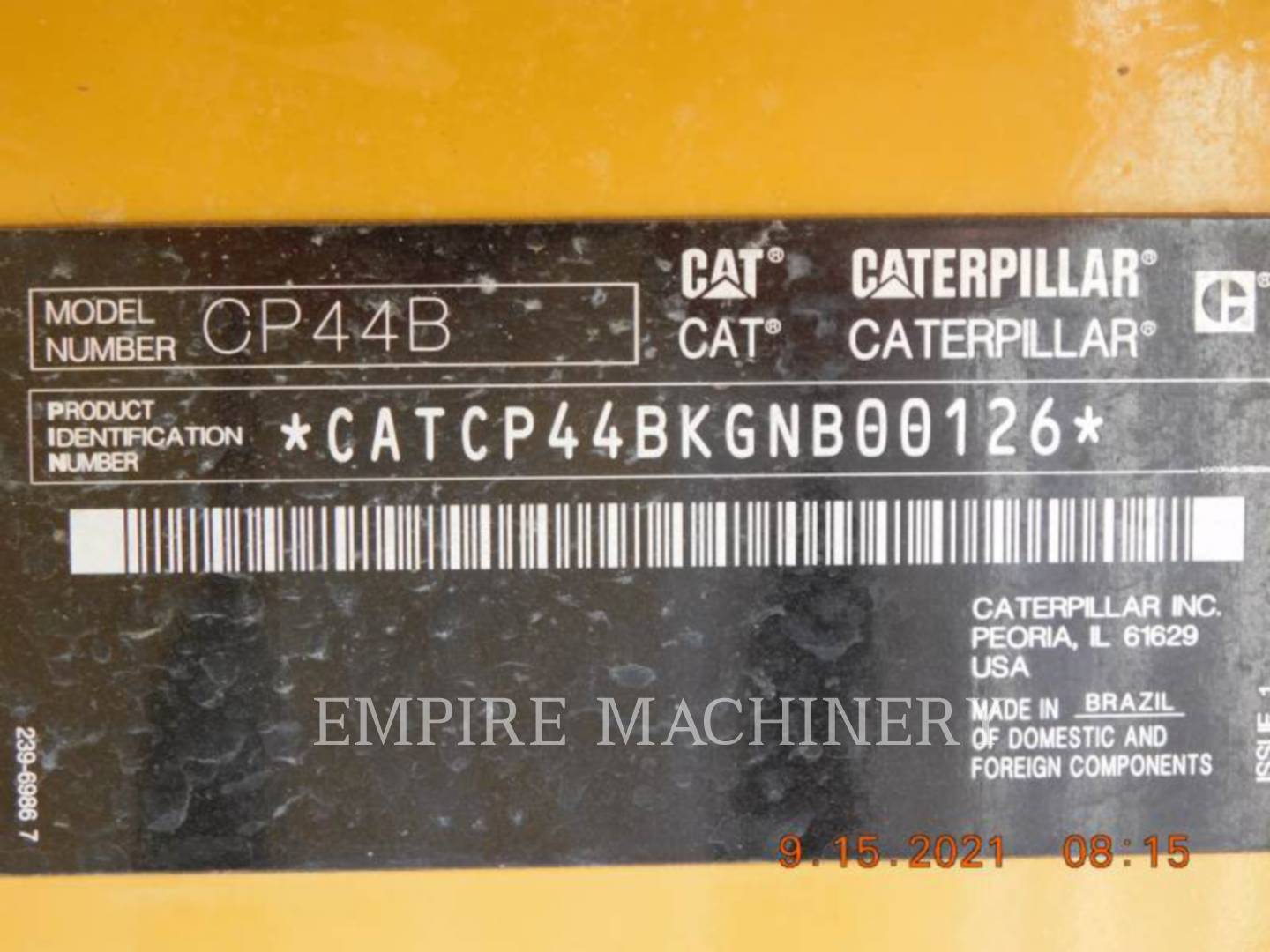 2019 Caterpillar CP44B Vibratory Single