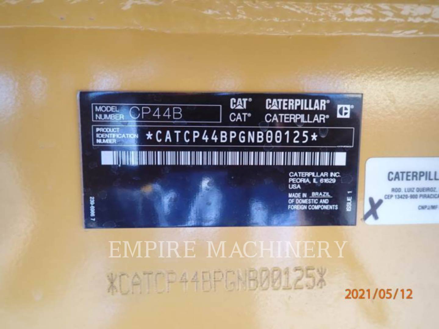 2019 Caterpillar CP44B Vibratory Single