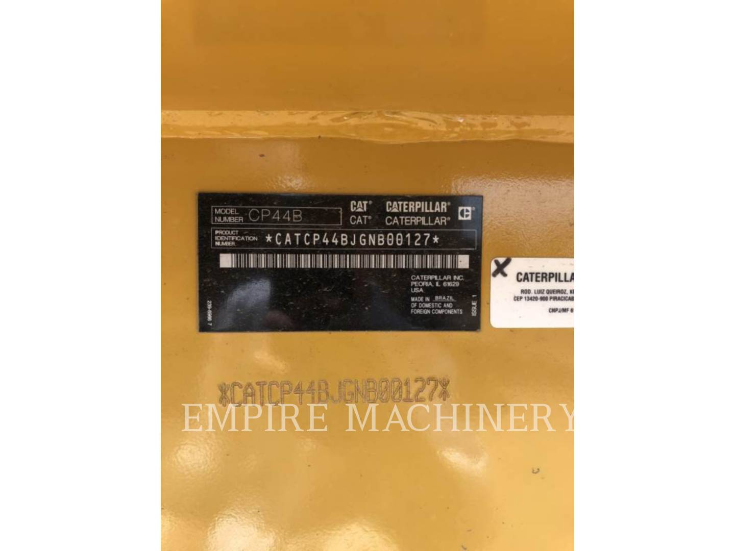 2019 Caterpillar CP44B Vibratory Single