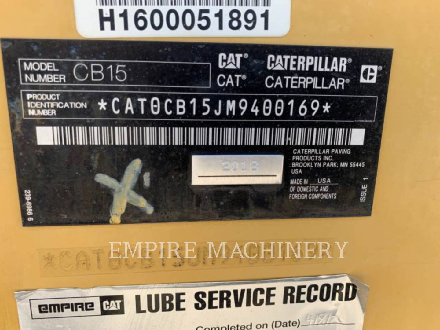 2019 Caterpillar CP44B Vibratory Single