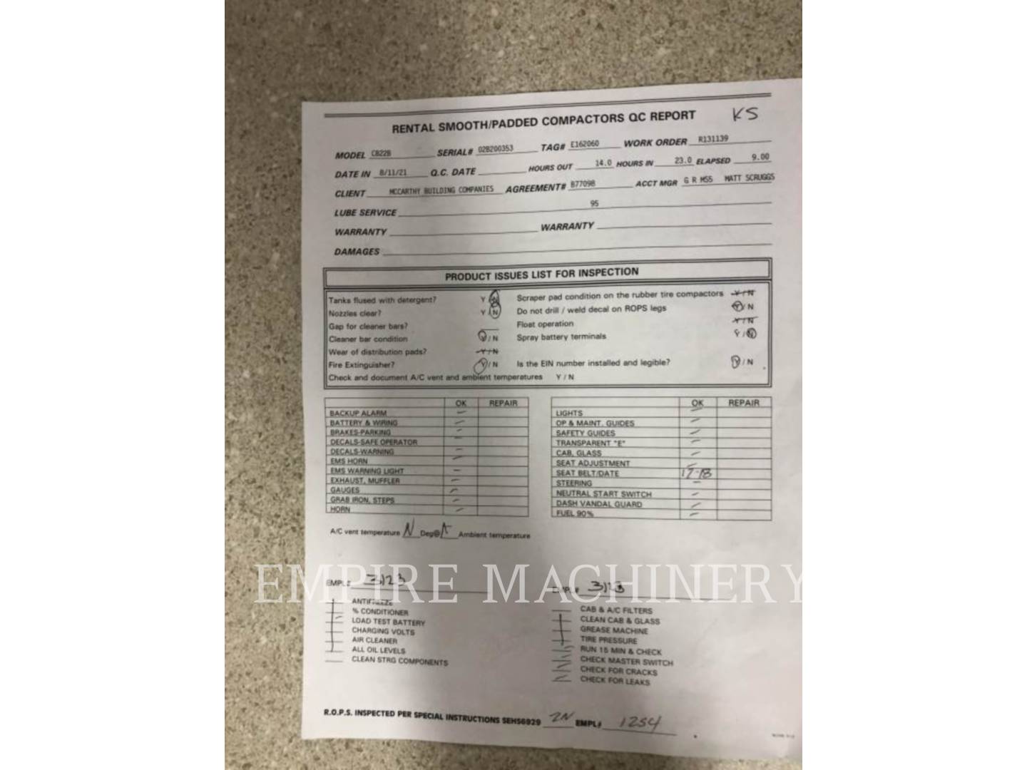 2019 Caterpillar CB22B Vibratory Double