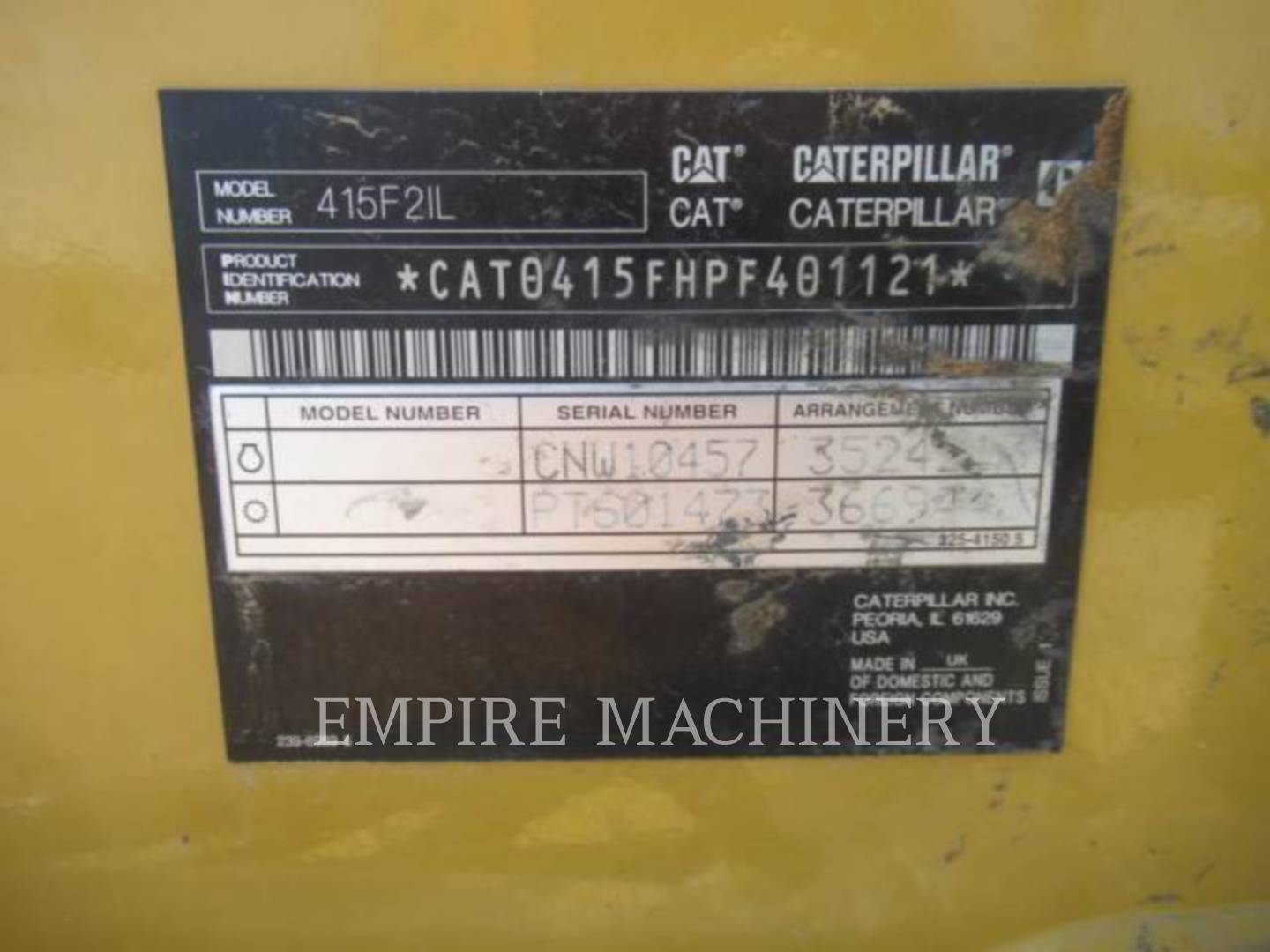 2019 Caterpillar 415F2 IL Industrial Dryer