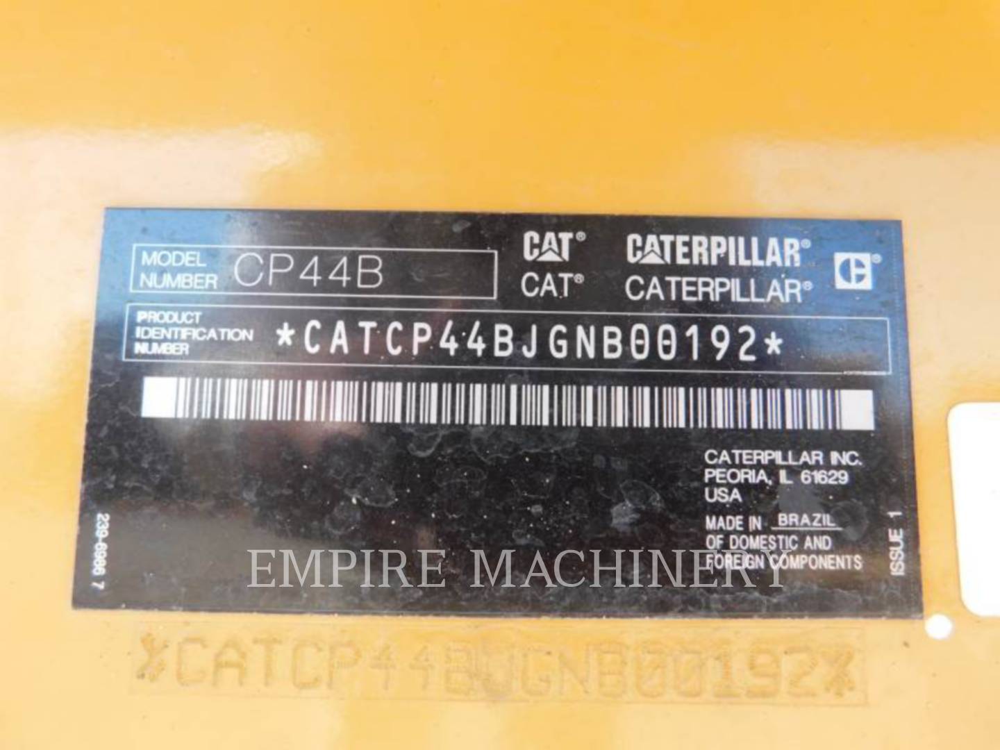 2021 Caterpillar CP44B Vibratory Single