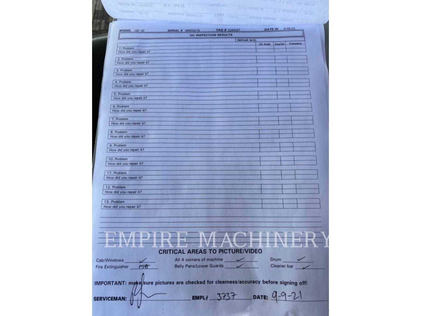 2021 Caterpillar CB7-02 Vibratory Double