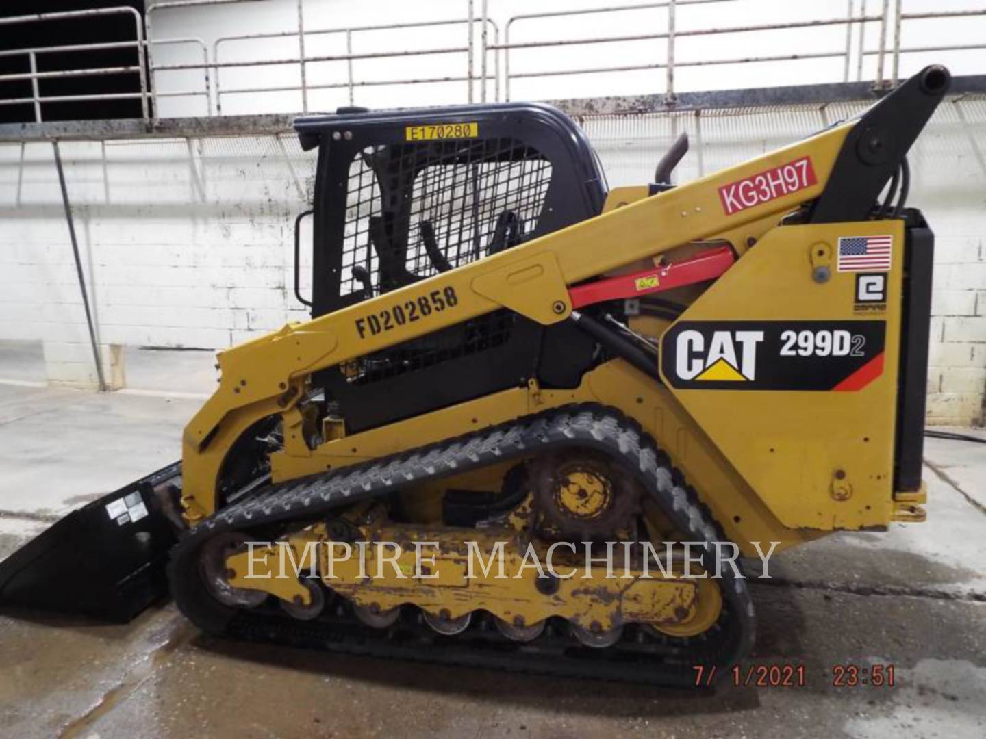 2017 Caterpillar 299D2 Skid Steer Loader