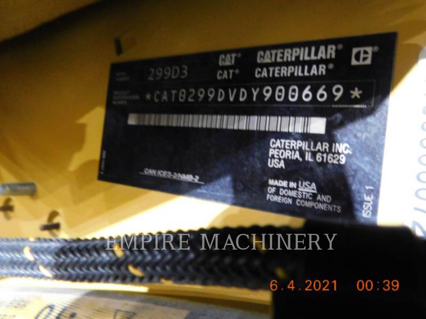 2019 Caterpillar 299D3XPSCA Skid Steer Loader