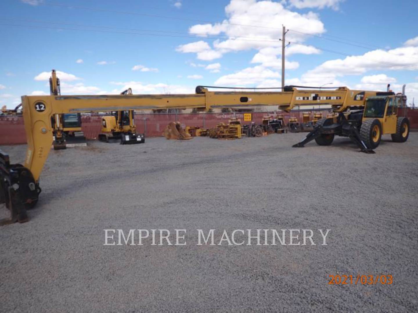 2012 Caterpillar TL1255C CA TeleHandler