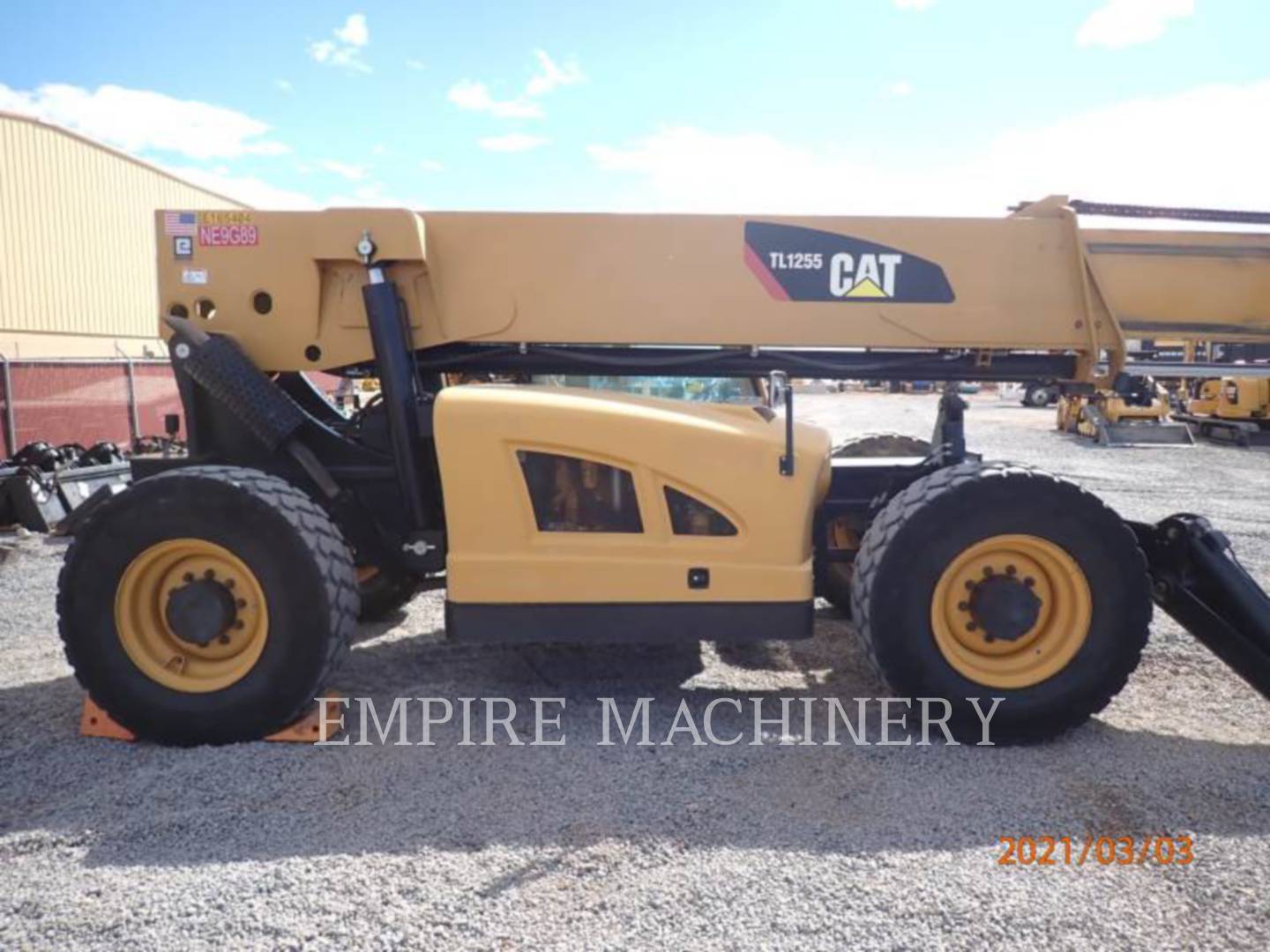 2012 Caterpillar TL1255C CA TeleHandler