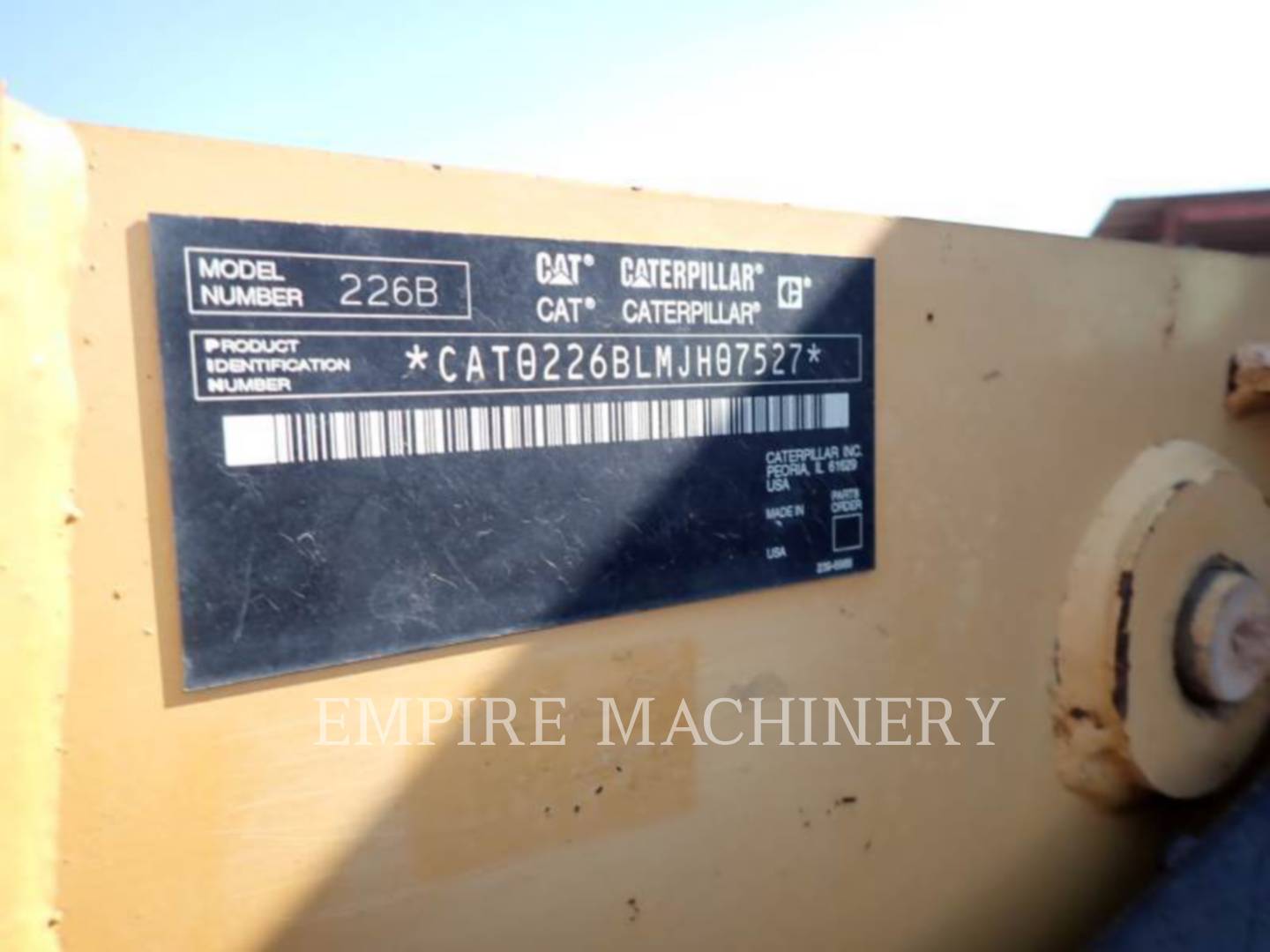 2006 Caterpillar 226B Skid Steer Loader