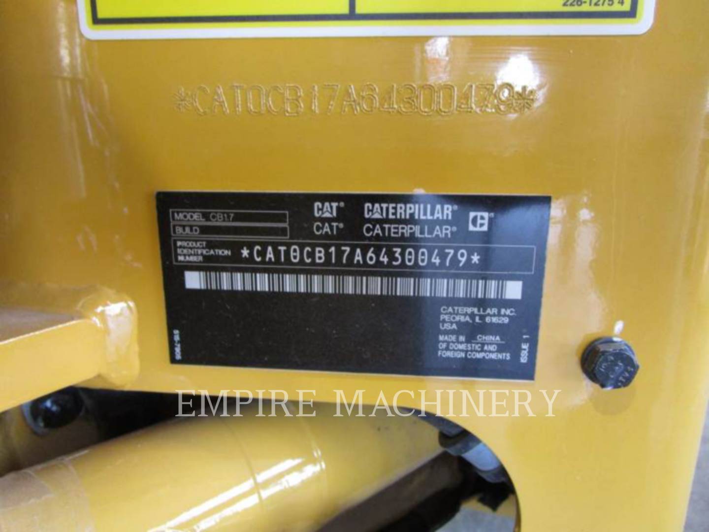 2021 Caterpillar CB1.7 Vibratory Double