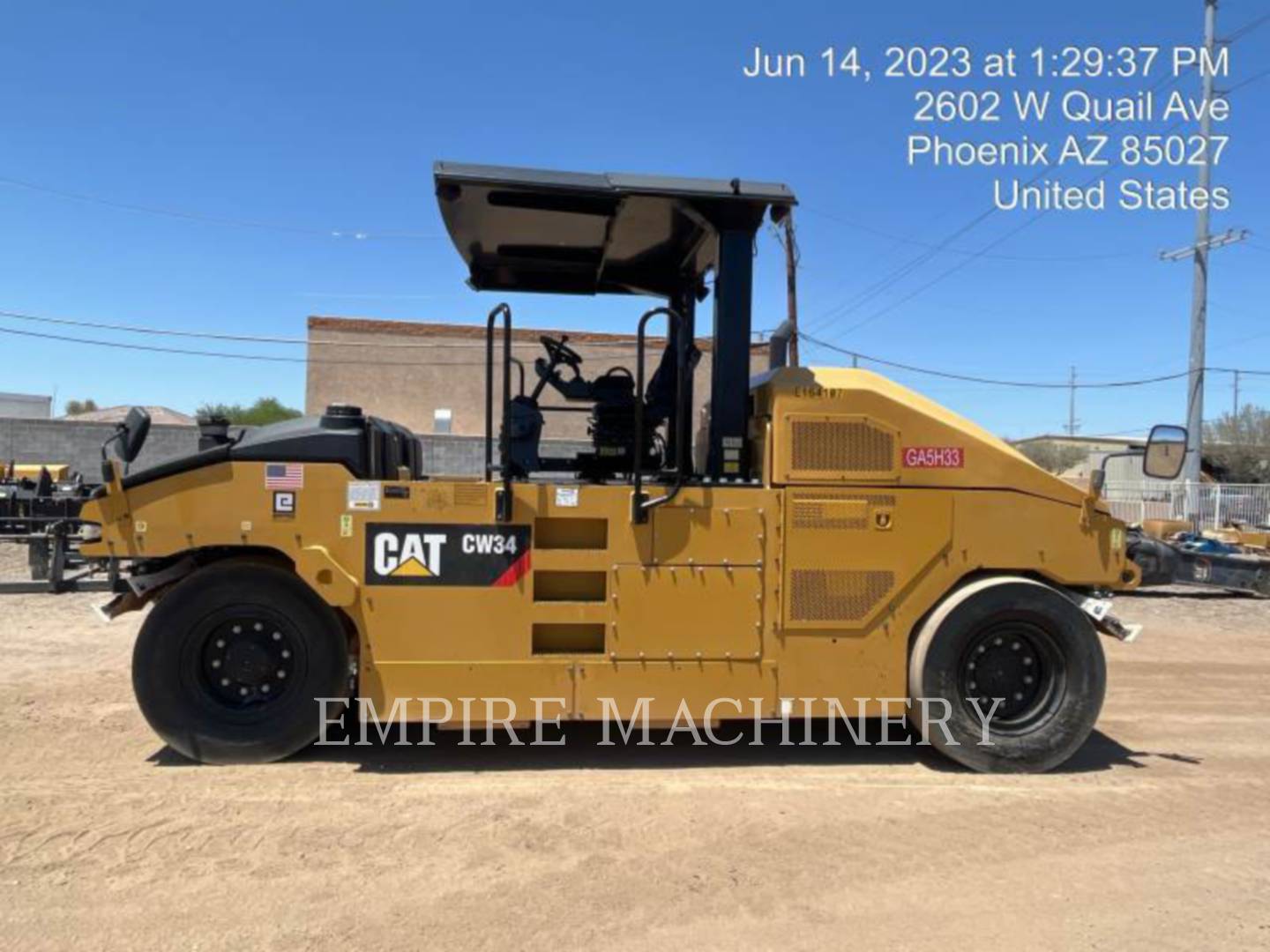 2019 Caterpillar CW34 Compactor