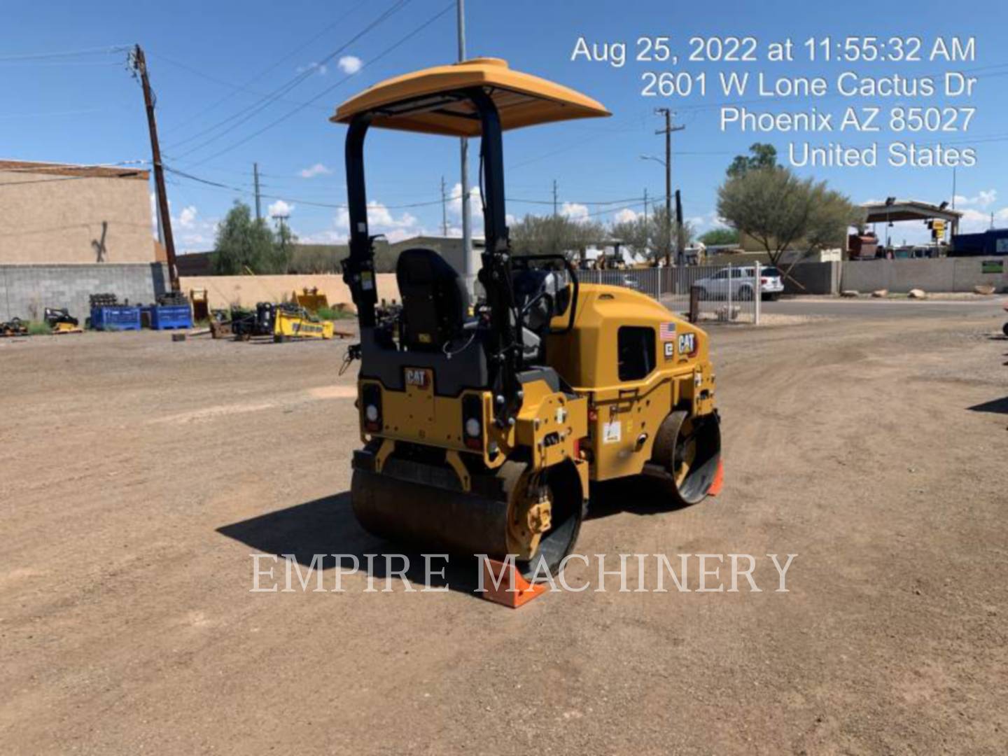 2022 Caterpillar CB2.7GC Vibratory Double