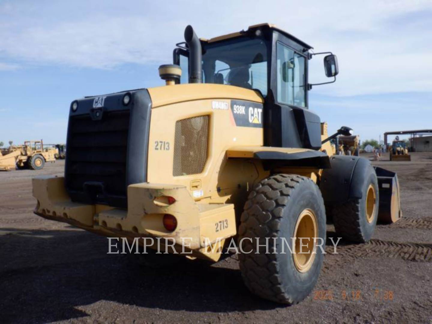 2013 Caterpillar 938K FC Wheel Loader