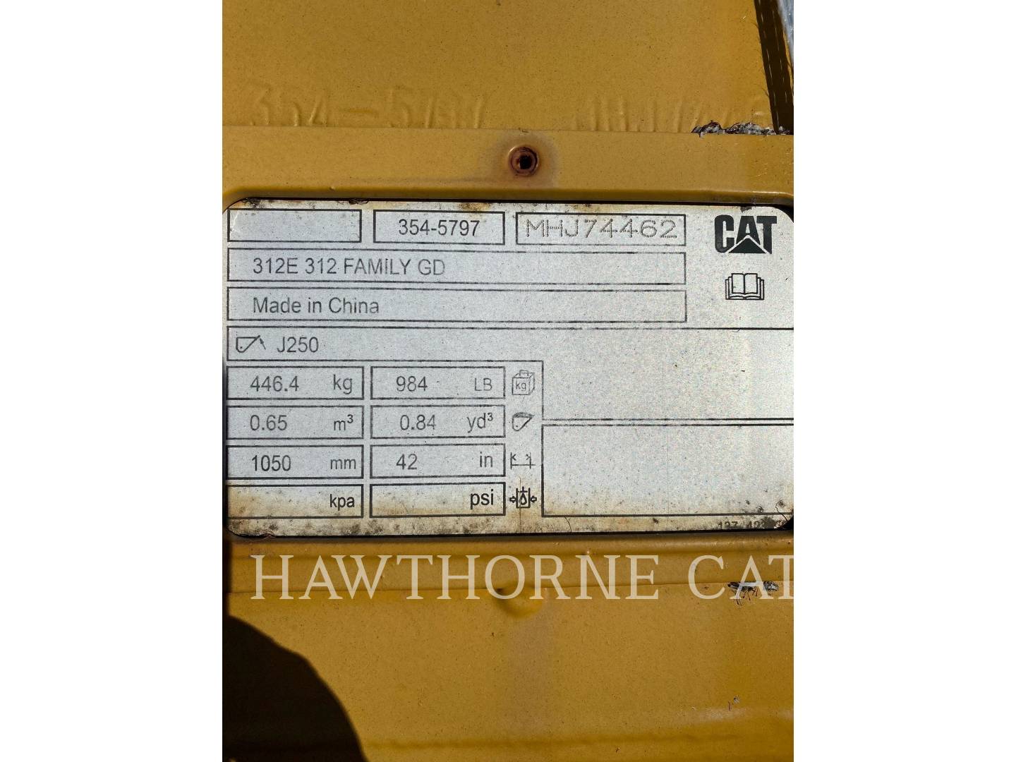 Caterpillar 316 -  42" Bucket