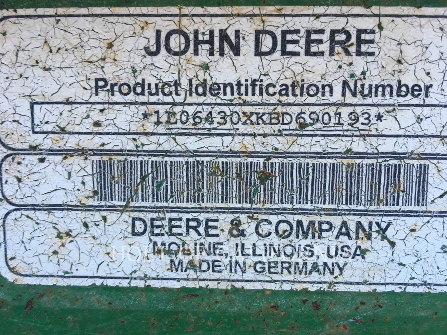 2011 John Deere 6430 Tractor