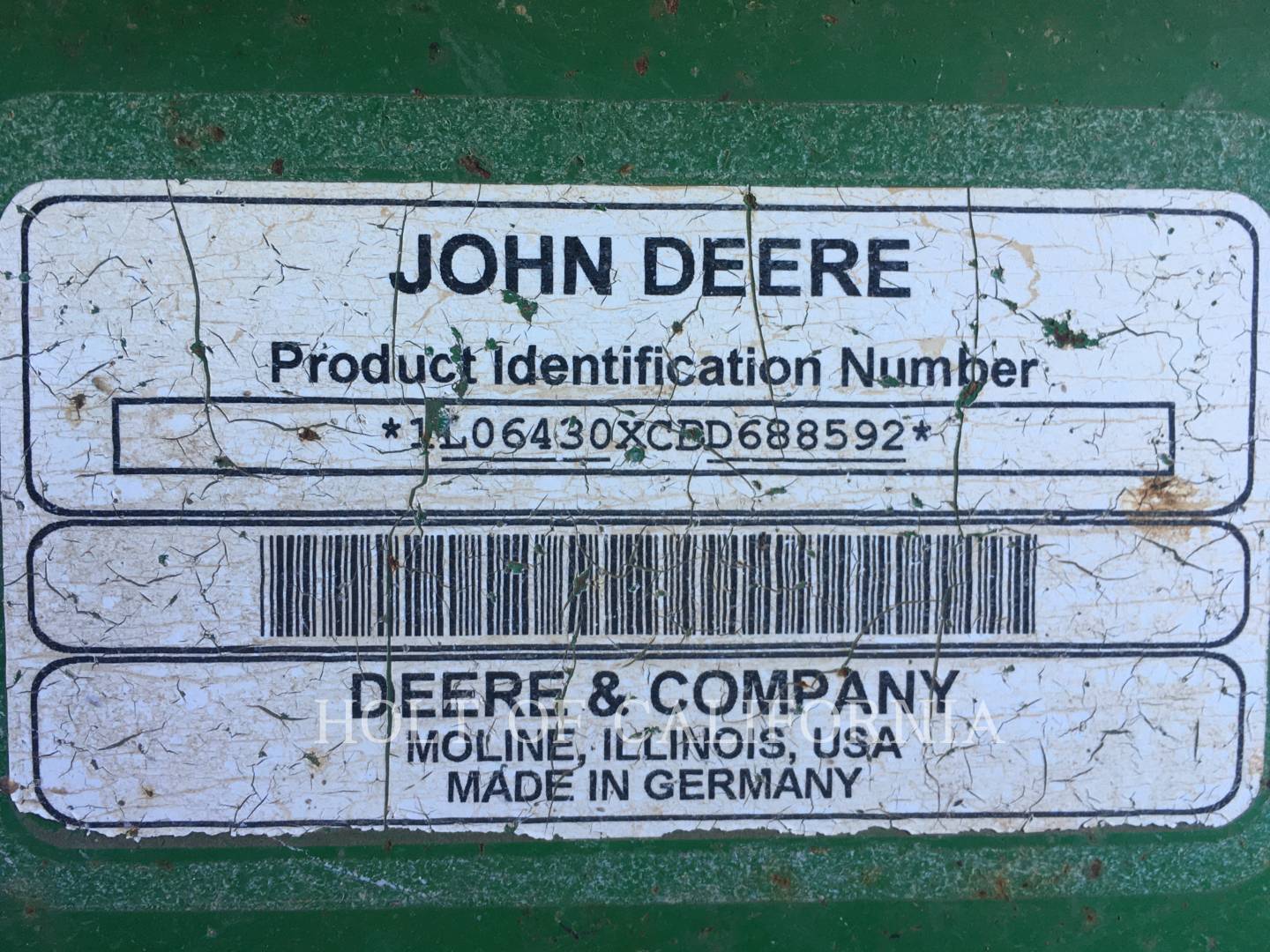 2011 John Deere 6430 Tractor