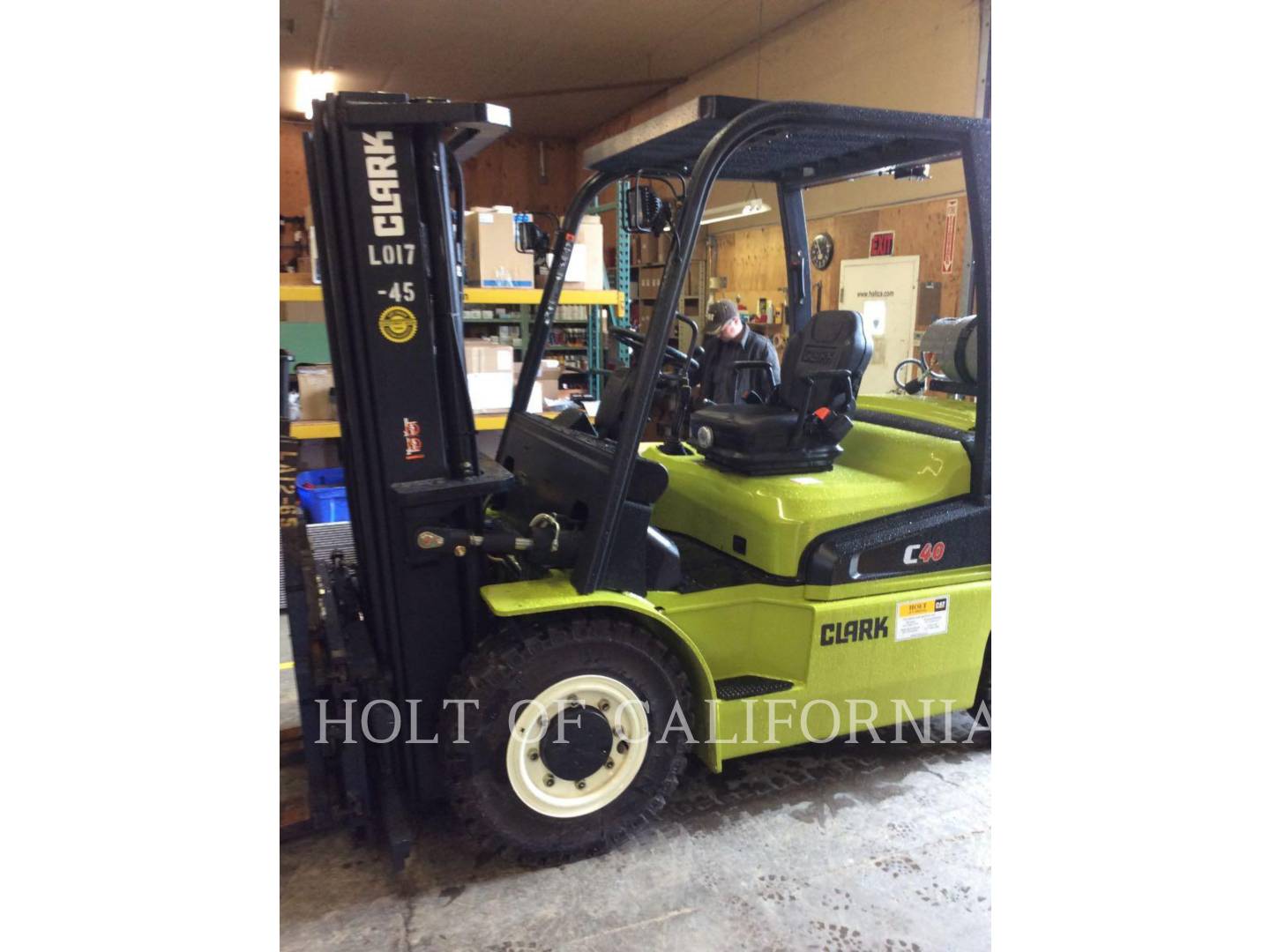 2017 Clark C40L Forklift