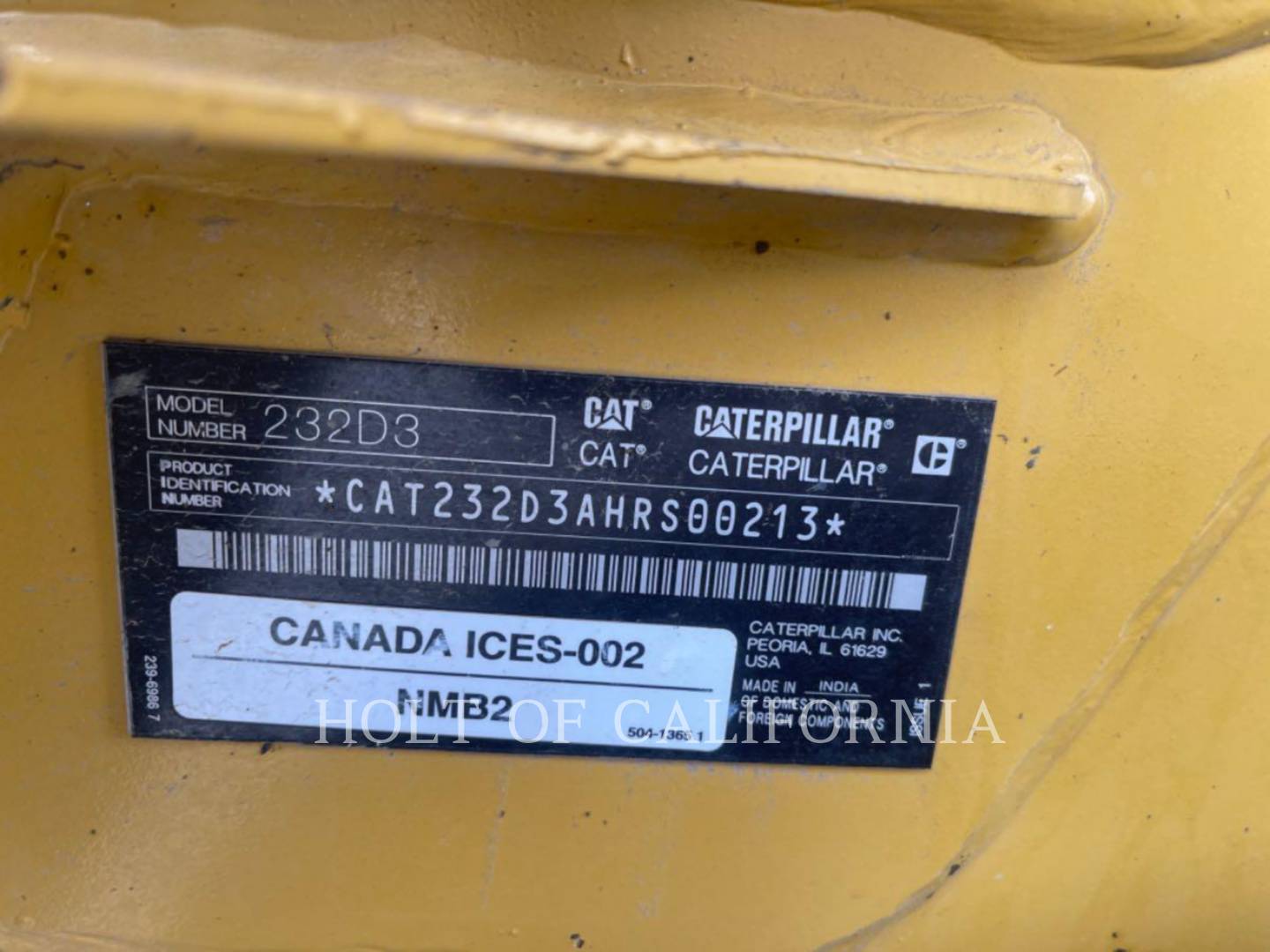 2021 Caterpillar 232D3 Skid Steer Loader