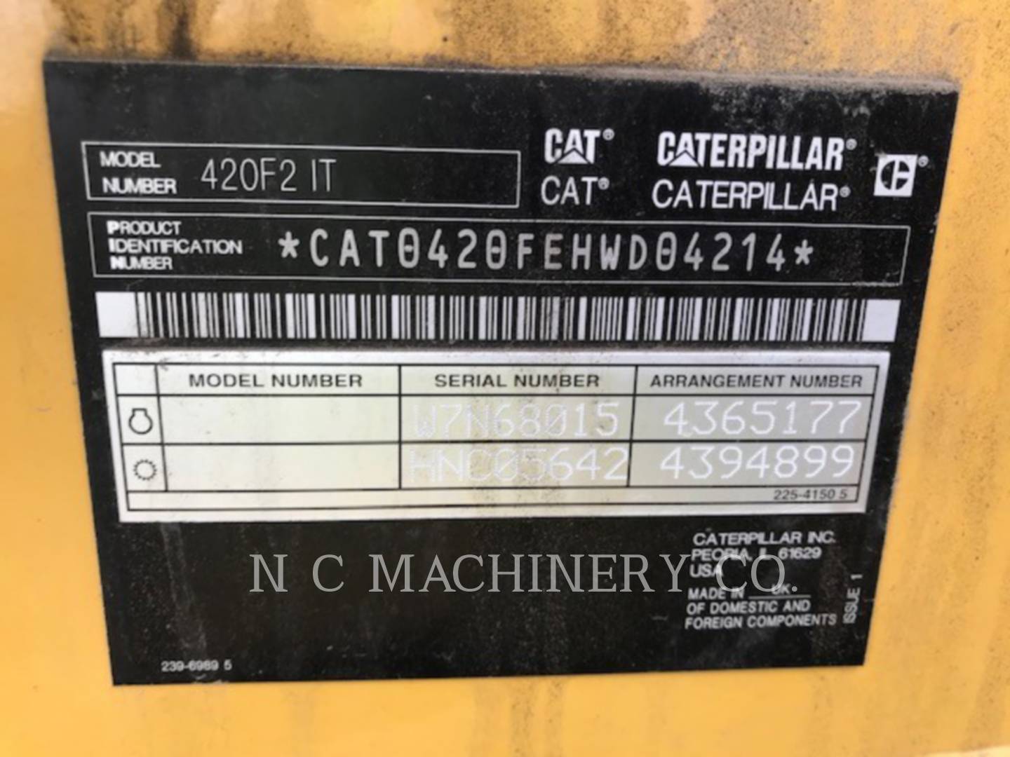 2019 Caterpillar 420F2 ITCB Tractor Loader Backhoe