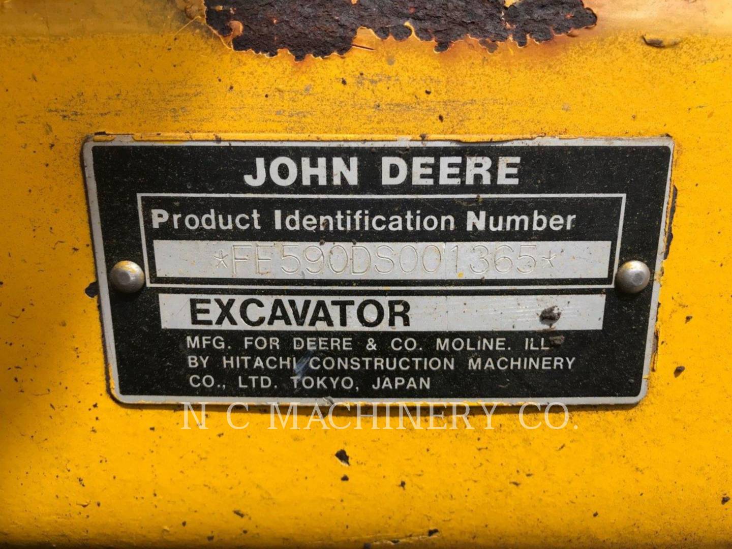 1991 John Deere 590D Excavator