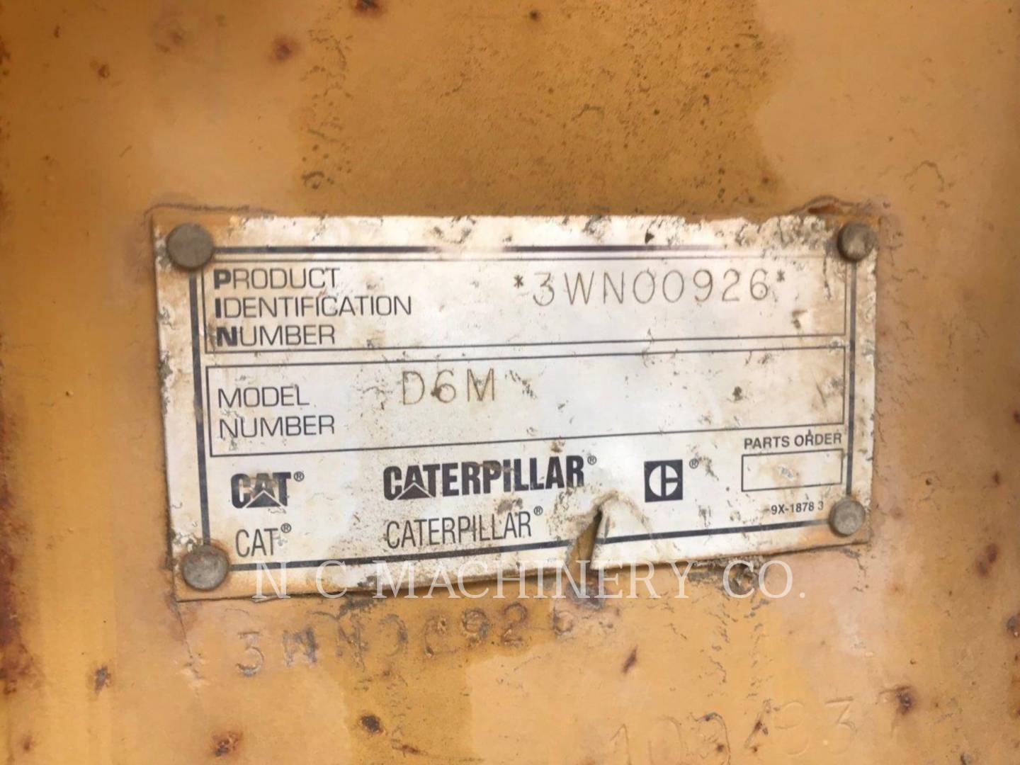 1997 Caterpillar D6M XL Dozer