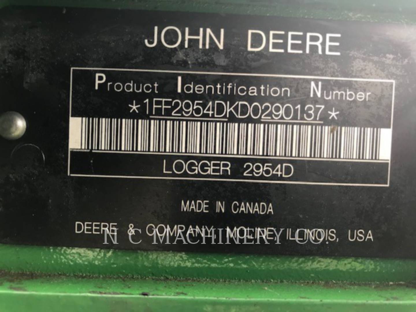 2013 John Deere 2954D Misc