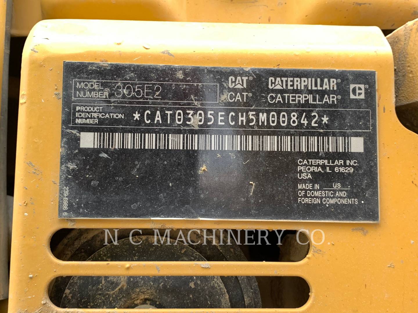 2015 Caterpillar 305E2 CRCN Excavator