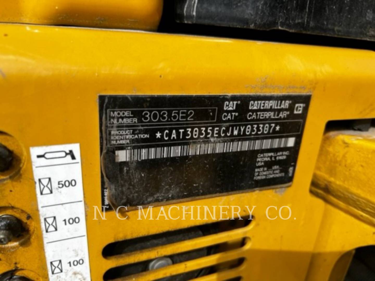 2018 Caterpillar 303.5E2CRB Excavator